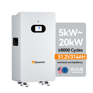 8000사이클 EU LiFePo4 인버터 배터리 EMS 10kw 15kw <span class=keywords><strong>16KW</strong></span> 48V 51.2v 100Ah 200Ah 314ah 가정용 벽걸이형 리튬 이온 배터리 - Product Image 1