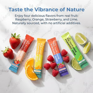 Mezcla <span class=keywords><strong>de</strong></span> Bebida en Polvo Multivitamínica OEM con <span class=keywords><strong>Vitamina</strong></span> <span class=keywords><strong>C</strong></span>, Omega 3 y B12, 20 Sobres <span class=keywords><strong>de</strong></span> Sabores Variados - Suplemento Nutricional Diario 10 en <span class=keywords><strong>1</strong></span> - Product Image 3