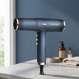 Sèche-cheveux ionique professionnel 1800W avec moteur sans balais et diffuseur pour la maison, l'hôtel et le camping-car - Product Image 2