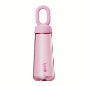 Petals-Shaped Reusable Water Bottlefood Safe <b>Plastic</b> Drinkwarehigh-Value Portable Car Cupstraw Adults Outdoor Useunbreakable - Product Image 3