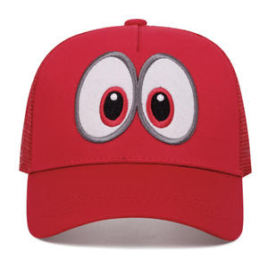 Casquette de baseball en acrylique à 6 panneaux avec broderie 3D <span class=keywords><strong>Mario</strong></span> Cartoon, en tissu mesh respirant, design bec de canard, protection solaire, unisexe - Product Image 4