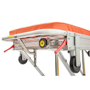 EVERISE CE 인증 휴대용 수동 들것 높이 조절 가능 구급차 휠체어 트롤리 병원 최초 6 년 보증 - Product Image 4