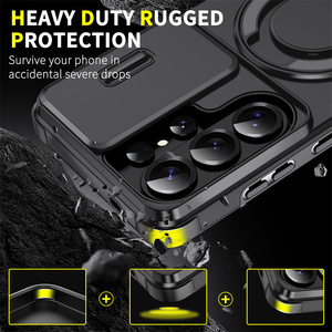 Funda Protectora Resistente a Impactos para Teléfono con Lente de Cámara Deslizante para Samsung S26 Ultra S25 S24 S23 A07 A06 A16 A36 <span class=keywords><strong>A55</strong></span> con Anillo de Soporte - Product Image 3