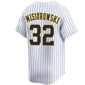 Abbigliamento Uomo all'Ingrosso # Maglia da Baseball Cucita 22 Yelich 11 Chourio 9 <span class=keywords><strong>Jake</strong></span> Bauers 32 Misiorowski 32 Turang 24 Contreras - Product Image 3