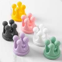 Clip de câble adhésif multifonction en silicone étanche OEM, crochet de rasoir auto-adhésif en caoutchouc