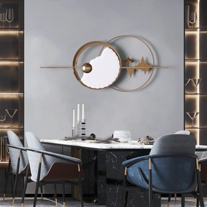 Cina classico stile paesaggio di <span class=keywords><strong>montagna</strong></span> 3D arte astratta Design Resort camera da letto mobili <span class=keywords><strong>per</strong></span> Hotel decorazione della parete <span class=keywords><strong>in</strong></span> metallo - Product Image 4