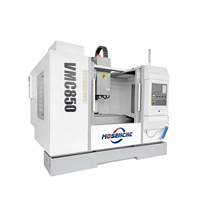 Centre d'usinage vertical 3 axes Jinan Mosencnc VMC, machine de fraisage de bureau robuste avec commande CNC DELEM, moteur automatique 220V
