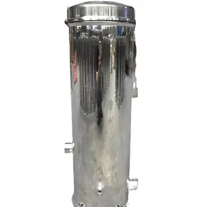 Drinking Water Filter Treatment Stainless Steel 10 20 Inch Water Cartridge Filter Housing