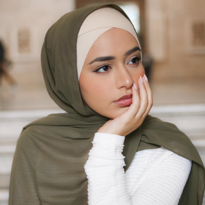 Dubai Hijab Bán Buôn Thời Trang Đầu Khăn Lụa Dubai Hồi Giáo Khăn Phụ Nữ Voan Khăn Trùm Đầu Mẫu Miễn Phí/Có Thể Tùy Chỉnh Bạn Sở Hữu Thiết Kế - Product Image 3