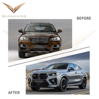 Kit carrosserie complet (sans jupes latérales ni rétroviseurs) pour X6 E71 2008-2014, mise à niveau vers le style M-Tech G06 LCI 2023+, référence OE 51138087271