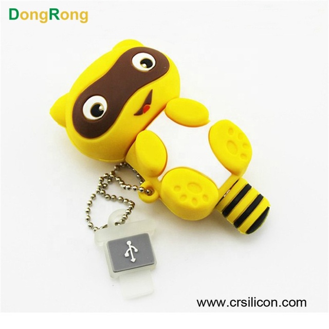 Wholesale Customized PVC Cartoon USB 2.0 Flash Drive 1-128GB Waterproof Promotional Gift