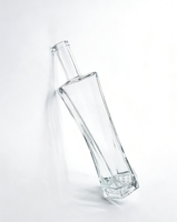 Offre Spéciale – Bouteilles à liqueur en verre flint de 700 ml et 750 ml avec motif géométrique pour spiritueux haut de gamme