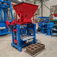 Ligne de production de briques semi-automatique électrique continue Blocs de 8 pouces