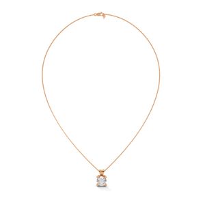 Pendentif en or avec diamant de laboratoire exquis, conçu pour un luxe durable, offrant une brillance exceptionnelle et une finition haut de gamme. - Product Image 3