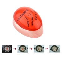 Minuterie d'oeufs bouillis _ Oeufs parfaitement cuits à chaque fois Bouillir parfait Changement de couleur Gadget de cuisine Ustensiles de cuisine Forme d'oeuf coloré