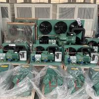 Unité de condensation refroidie par air de type H avec deux ventilateurs et compresseur Bitzer semi-hermétique