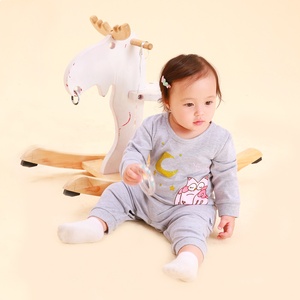 Petelulu fabbrica all'ingrosso bambini pigiama luna <span class=keywords><strong>gufo</strong></span> notte unico neonate vestiti bambini pigiameria set di <span class=keywords><strong>abbigliamento</strong></span> - Product Image 5