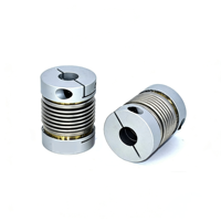Couplage souple à soufflet pour encodeur de disque flexible en aluminium de haute qualité, encodeur personnalisé à jeu nul pour arbre de servomoteur GRC