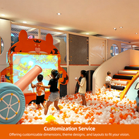 Parc d'attractions intérieur haut de gamme pour enfants, équipement de jeux grand format, installations de loisirs parent-enfant