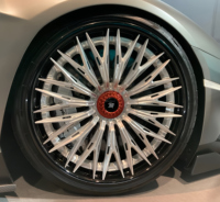 Jantes en alliage forgé de luxe multi-rayons personnalisées pour Audi C8 M5 M6 URUS Mercedes, design maillé, garantie à vie, 16-24 pouces