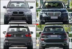 Convient pour BMW X5 E70 2008-2013 Upgrade 2024 X5 <span class=keywords><strong>GO5</strong></span> LCI M-tech Kit de carrosserie pare-chocs avant et arrière capot moteur Kit de carrosserie Frender - Product Image 6