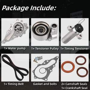 テンショナーアジャスターウォーターポンプ付きタイミングベルトキット98-05レクサスGS30001-05レクサスIS3003.0L L6 DOHC 24V 2JZGEに適合 - Product Image 2