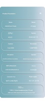 Écran tactile intelligent multifonction P1068 avec assistant vocal, caméra, haut-parleur pour l'éducation, les appels vidéo, le contrôle domestique et les soins