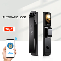 Navicat Automatique Cerradura Tuya Wifi Serrure Numérique Interphone Vidéo D'empreintes Digitales 3D Reconnaissance De Visage Serrure De Porte Intelligente Avec Caméra