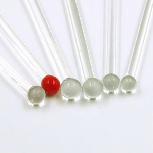 Varilla Mezcladora de Bebidas Hecha a Mano con Cristal de <span class=keywords><strong>Murano</strong></span> Personalizada, Accesorio de Bar para Mezclar Cócteles - Product Image 3