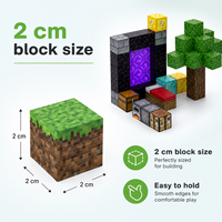 Figurines Montessori personnalisées, blocs de construction, jeux éducatifs STEM, puzzles 3D en plastique DIY, jeux de bâtonnets magnétiques 3+, ensembles de jouets CE