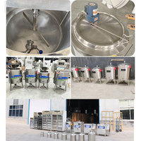 Machine de pasteurisation de lait de ketchup de type bain d'eau de 1 tonne pour les fruits
