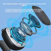 Altavoz Magnético Portátil de 5.3 Pulgadas, ABS, IPX5, Impermeable, Batería Integrada, Mini Subwoofer, Luces RGB para Exteriores, Nuevo Modelo 2026, Inalámbrico