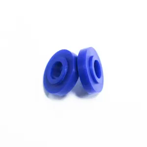 Iatf 16949 Certificering Fluorosilicone Rubber Grommet Hoge Temperatuur Weerstand Tegen Blauwe Fsil Rubber Onderdelen