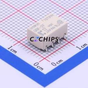 G6K-2F DC12 Signal Relay SMD,6.5x10mm Relay 12V 2 Changeover: 2C (DPDT-Changeover)::: 60V-DC/125V-AC Silver + Gold Plated - Product Image 1