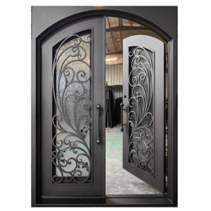 CBMMart Portes <span class=keywords><strong>de</strong></span> <span class=keywords><strong>jardin</strong></span> principales en fer forgé Porte d'entrée <span class=keywords><strong>de</strong></span> villa Porte battante Cour communautaire Porte <span class=keywords><strong>de</strong></span> sécurité en métal à double ouverture - Product Image 1