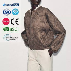 Blouson Bomber Bohème Artisanal avec Broderie Florale Artistique, Coupe Ample, Manteau Aviateur Vintage, <span class=keywords><strong>Trench</strong></span>-Coat Tendance Automne pour Femme - Product Image 2