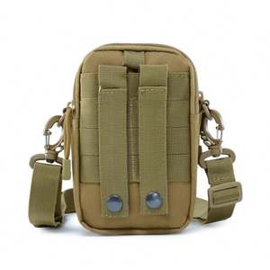 屋外ウエスト戦術ポーチバッグ600D弾道防水スリングショルダー小型ユーティリティケースヴィンテージ製ポリエステル - Product Image 3