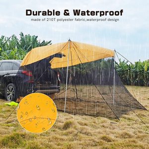 Woqi Portable Étanche Voyageur <span class=keywords><strong>Tente</strong></span> <span class=keywords><strong>de</strong></span> <span class=keywords><strong>Toit</strong></span> pour SUV Minivan Hatchback Camping Outdoor - Product Image 3