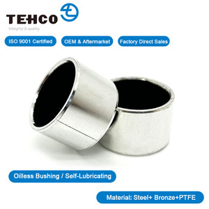 الشركة المصنعة مخصص بدون زيت التشحيم الذاتي PTFE المغلفة كم عادي تحمل <span class=keywords><strong>DU</strong></span> جلبة - Product Image 2