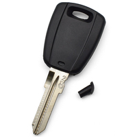 Coque de clé de voiture vierge avec logement de puce transpondeur, pièce de rechange pour serrurier avec puce intégrée
