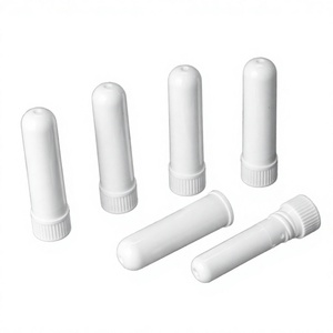 Super International Model 0234 PP Material Nasal Inhaler <b>Tube</b> Cotton Wick Fill for Essential Oil Medicine Empty <b>Tubes</b> Multiple - Product Image 1