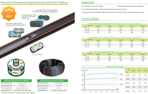 Linea di Irrigazione a Goccia Compensata in Pressione <span class=keywords><strong>con</strong></span> Anti-Sifone - Product Image 2