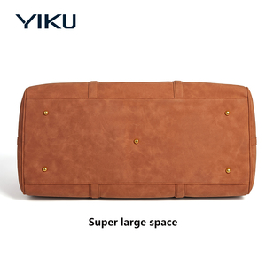 定制周末过夜包Chammy皮革大手提袋旅行手提包男士行李袋Chammy OEM时尚男女通用旅行 - Product Image 5