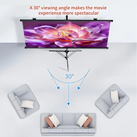 Écran de projection anti-lumière ambiante, fixation murale, cadre fixe ALR 4K 8K 16:9 pour cinéma maison, salle de réunion