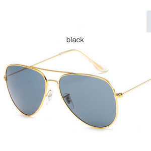 Lunettes de soleil rétro tendance 2021 pour hommes et femmes, monture métallique surdimensionnée, protection UV400, grandes lunettes ovales pour la conduite - Product Image 3