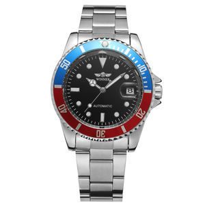 Reloj con logotipo personalizado mecánico automático de acero inoxidable para hombre clásico de marca de venta caliente con MOQ 1 - Product Image 5