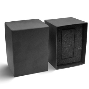 2025 Customizable Logo OEM <b>Black</b> Rectangle Paper Watch Packaging <b>Box</b> with Recycled Materials Original <b>Gift</b> <b>Box</b> - Product Image 3