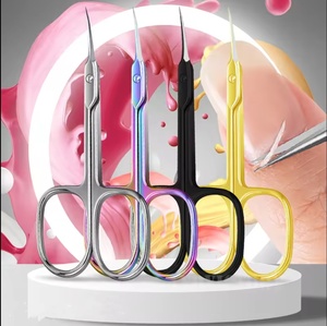 Xu hướng móng tay 2025 Nga làm móng tay lớp biểu bì kéo mọc lại cắt cong tip móng tay móng chân chải chuốt tẩy da chết - Product Image 1