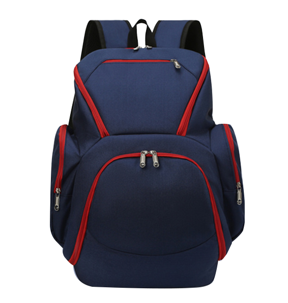 Dark Blue Red Zipper