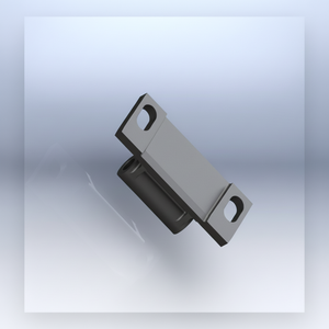 Logement de bloc d'oreiller, support de montage de bride pour un appui cylindrique de roulement ou d'arbre. - Product Image 1